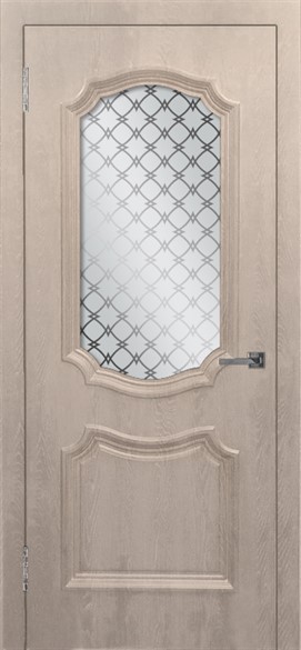 Дверь межкомнатная остеклённая с объёмным багетом "Асти" - фото 6991