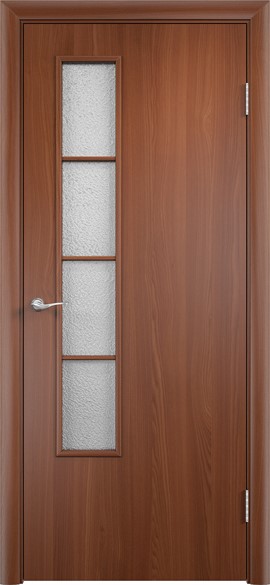 Дверь строительная остеклённая с четвертью 05 - фото 9107